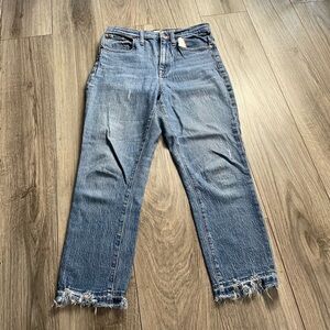 Madewell The High-Rise Slim Boyjean Tall in Melbourne Wash